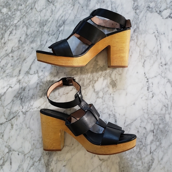 Madewell Shoes - Madewell Platform Heeled Sandals Size 8.5